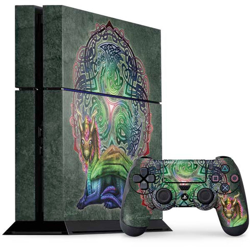 Celtic Dragon by Brigid Ashwood PlayStation PS4 Skins