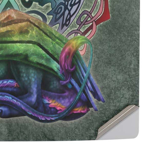 Celtic Dragon by Brigid Ashwood PS5 Pro Console Skin