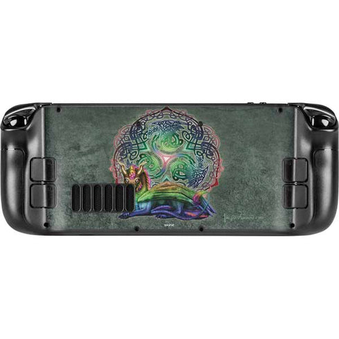 Brigid Ashwood Celtic Dragon Steam Deck Handheld Gaming Computer Skin