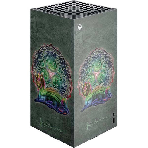 Celtic Dragon by Brigid Ashwood XBox Series X Digital Edition Console Skin
