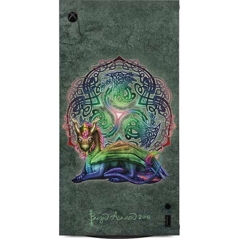 Celtic Dragon by Brigid Ashwood XBox Series X Digital Edition Console Skin