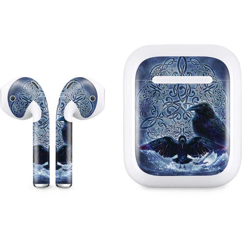 Celtic Raven by Brigid Ashwood Apple AirPods Skin