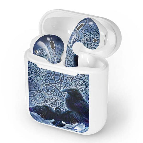 Celtic Raven by Brigid Ashwood Apple AirPods Skin
