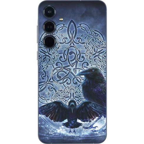 Celtic Raven by Brigid Ashwood Galaxy A36 5G Skin
