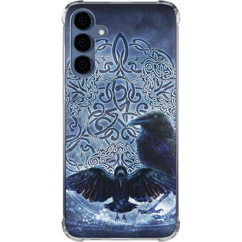 Celtic Raven by Brigid Ashwood Galaxy A55 5G Clear Case