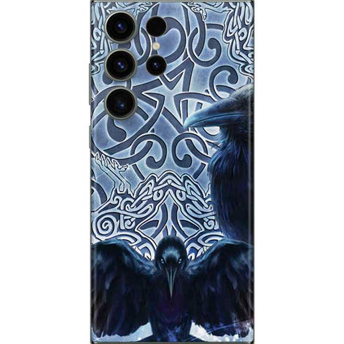 Celtic Raven by Brigid Ashwood Galaxy Skins