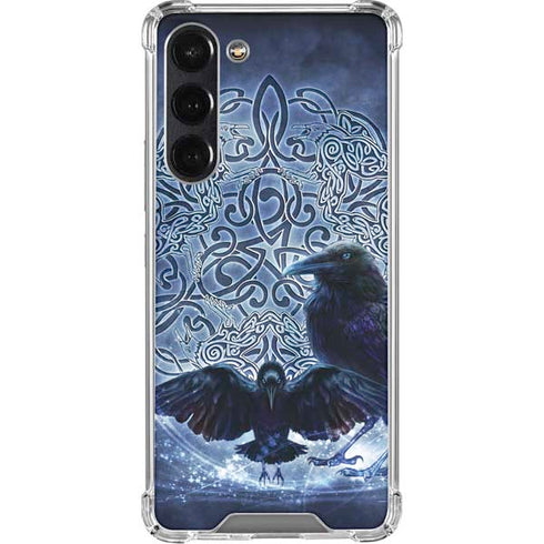 Celtic Raven by Brigid Ashwood Galaxy S24 FE Clear Case
