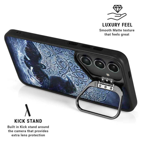 Celtic Raven by Brigid Ashwood Galaxy S25 Kickstand Case