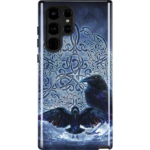 Celtic Raven by Brigid Ashwood Galaxy Cases