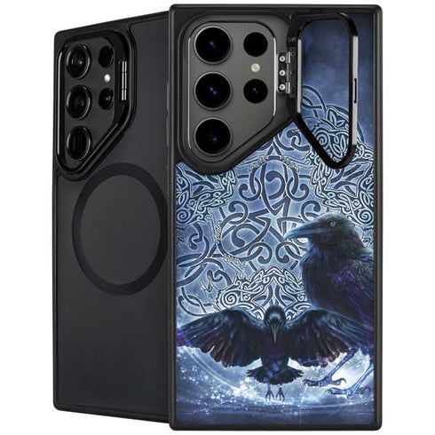Celtic Raven by Brigid Ashwood Galaxy S24 Ultra Kickstand Case