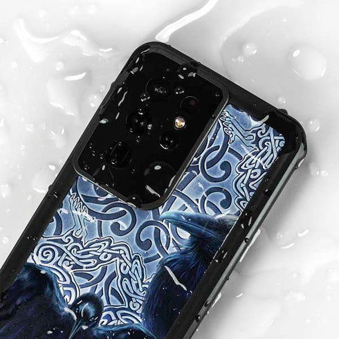 Celtic Raven by Brigid Ashwood Galaxy S24 Ultra Waterproof Case
