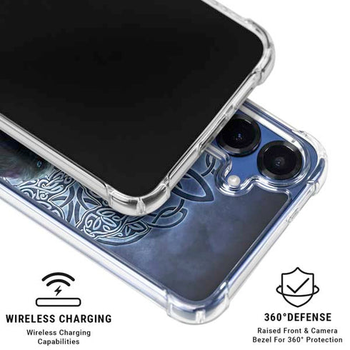 Celtic Raven by Brigid Ashwood Galaxy S25 Clear Case