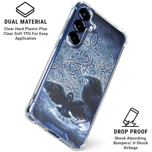 Celtic Raven by Brigid Ashwood Galaxy S25 Plus Clear Case