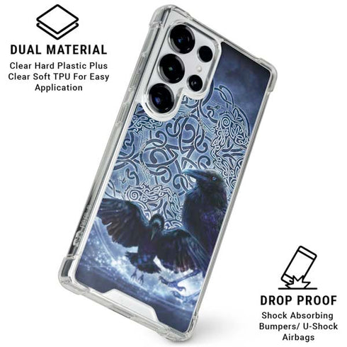 Celtic Raven by Brigid Ashwood Galaxy S25 Ultra Clear Case