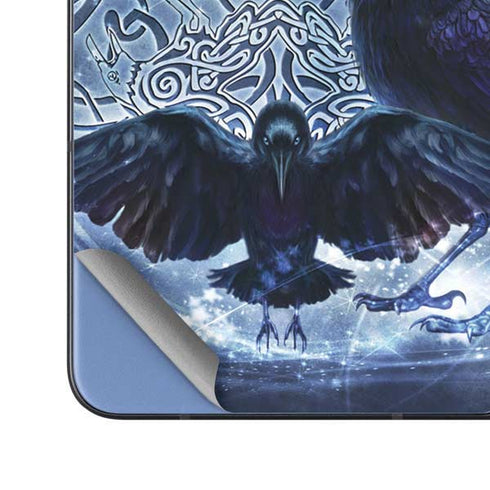 Celtic Raven by Brigid Ashwood Galaxy Z Fold5 5G Skin