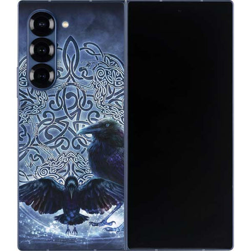 Celtic Raven by Brigid Ashwood Galaxy Z Fold6 Skin