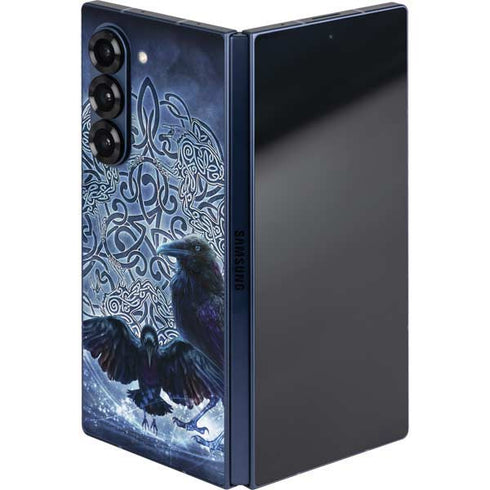 Celtic Raven by Brigid Ashwood Galaxy Z Fold6 Skin
