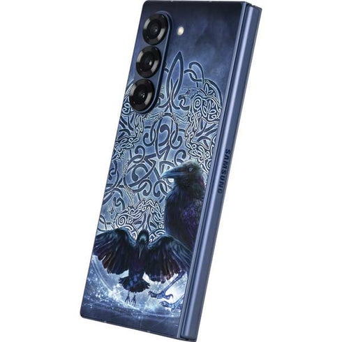 Celtic Raven by Brigid Ashwood Galaxy Z Fold6 Skin