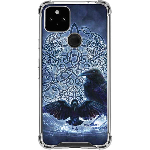 Celtic Raven by Brigid Ashwood Pixel Cases