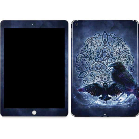 Celtic Raven by Brigid Ashwood Apple iPad Skin