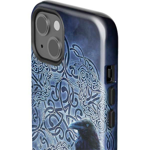 Celtic Raven by Brigid Ashwood iPhone 15 Impact Case