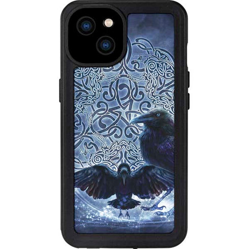 Celtic Raven by Brigid Ashwood iPhone 15 Plus Waterproof Case