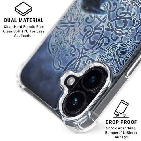 Celtic Raven by Brigid Ashwood iPhone 16 Clear Case