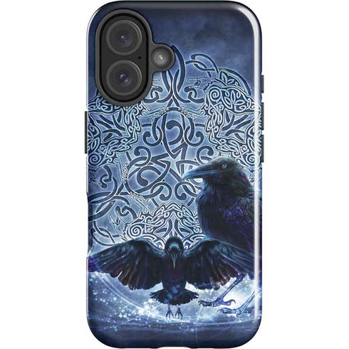 Celtic Raven by Brigid Ashwood iPhone 16 Plus Impact Case