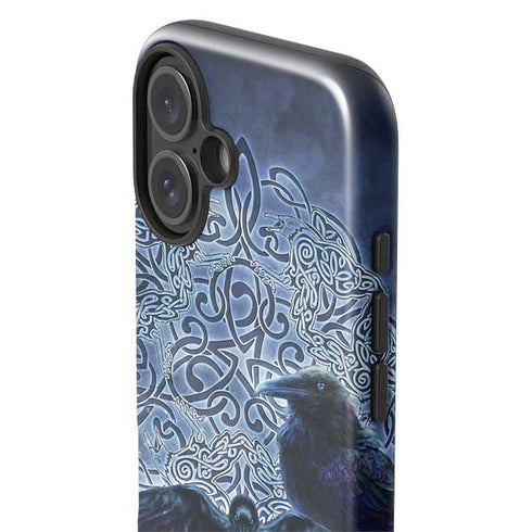 Celtic Raven by Brigid Ashwood iPhone 16 Plus Impact Case