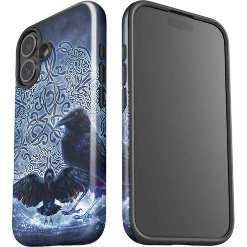 Celtic Raven by Brigid Ashwood iPhone 16 Plus Impact Case