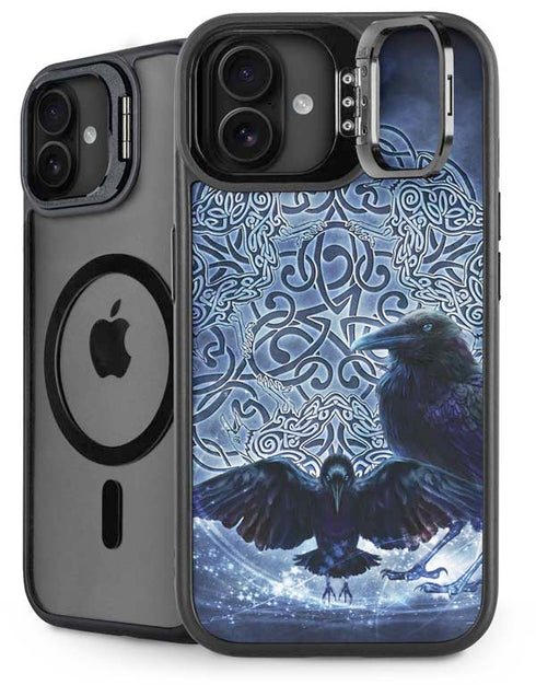 Celtic Raven by Brigid Ashwood iPhone 16 Plus Kickstand Case