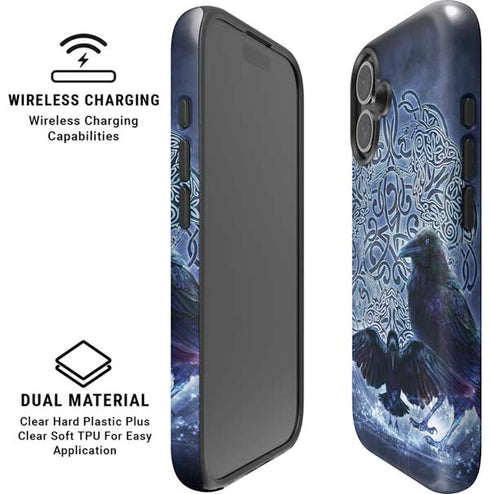 Celtic Raven by Brigid Ashwood iPhone 16 Plus Magsafe Impact Case