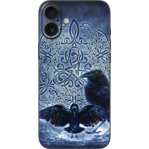 Celtic Raven by Brigid Ashwood iPhone 16 Plus Skin