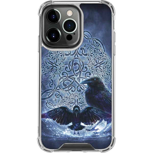 Celtic Raven by Brigid Ashwood iPhone 16 Pro Clear Case