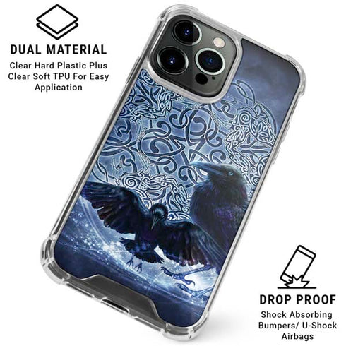 Celtic Raven by Brigid Ashwood iPhone 16 Pro Clear Case
