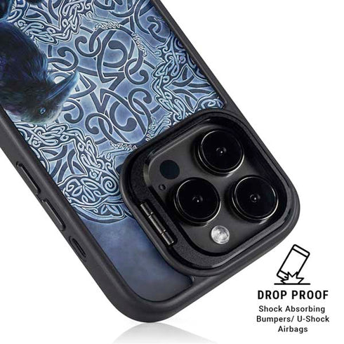 Celtic Raven by Brigid Ashwood iPhone 16 Pro Max Kickstand Case