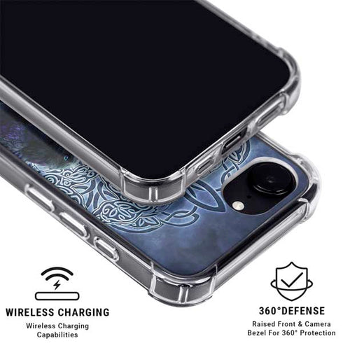 Celtic Raven by Brigid Ashwood iPhone 16e Clear Case