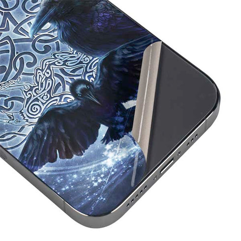 Celtic Raven by Brigid Ashwood iPhone 16e Skin