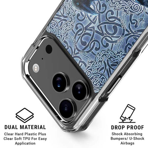 Celtic Raven by Brigid Ashwood iPhone 18 Pro Clear Case