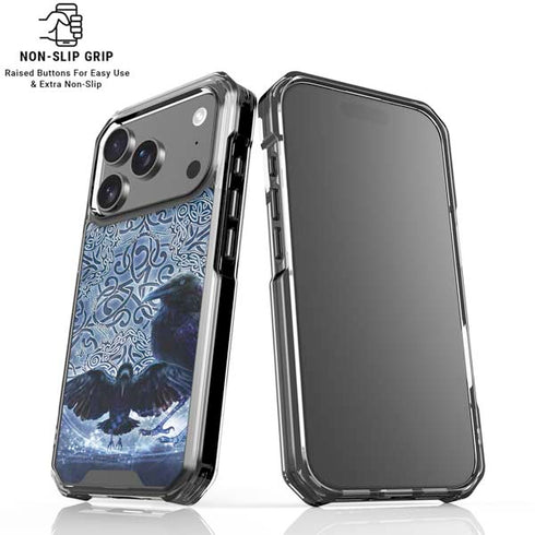 Celtic Raven by Brigid Ashwood iPhone 18 Pro Clear Case