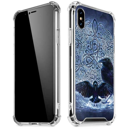 Celtic Raven by Brigid Ashwood iPhone X/XS Clear Case