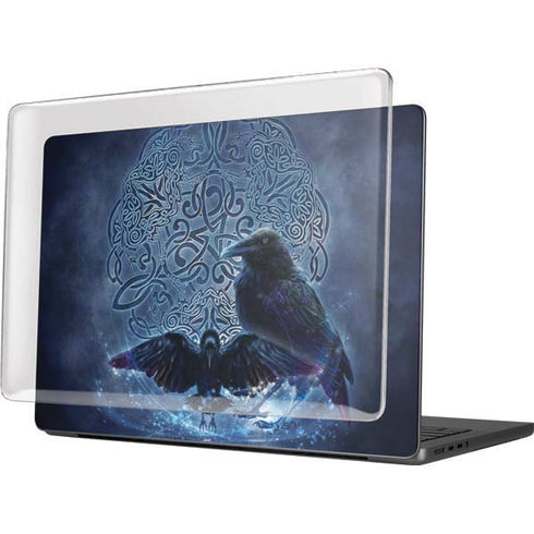 Celtic Raven by Brigid Ashwood MacBook Pro 14in (2021-24) Case plus Skin