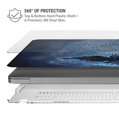 Celtic Raven by Brigid Ashwood MacBook Pro 14in (2021-24) Case plus Skin