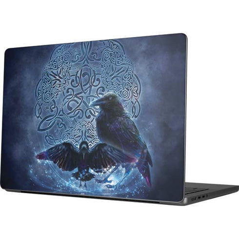 Celtic Raven by Brigid Ashwood Apple MacBook Pro 14-inch Skin