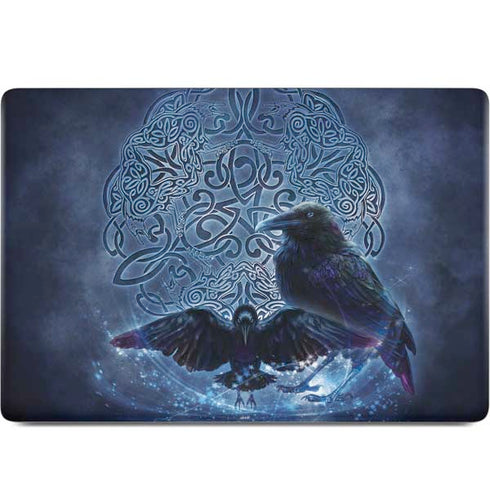 Celtic Raven by Brigid Ashwood MacBook Skins