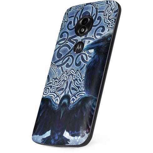Celtic Raven by Brigid Ashwood Moto E5 Play Skin