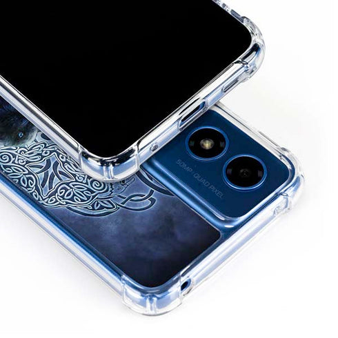 Celtic Raven by Brigid Ashwood Moto G 5G (2024) Clear Case