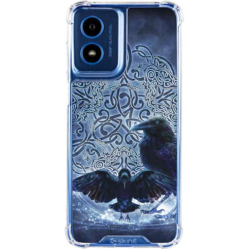 Celtic Raven by Brigid Ashwood Moto G Play 4G (2024) Clear Case