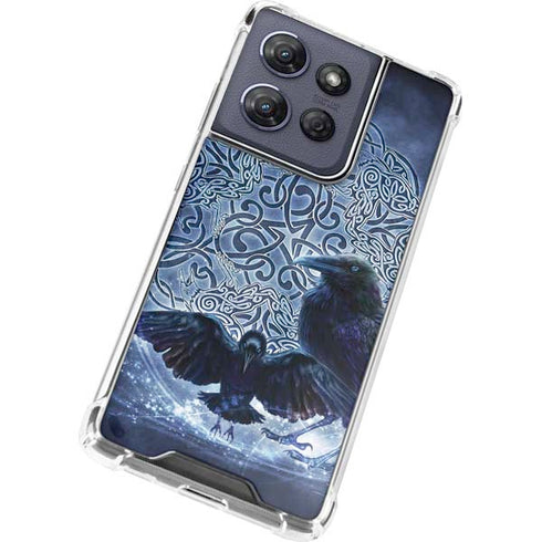 Celtic Raven by Brigid Ashwood Moto G Play 5G (2025) Clear Case