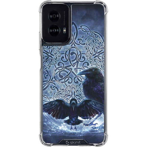 Celtic Raven by Brigid Ashwood Moto G Power 5G (2024) Clear Case
